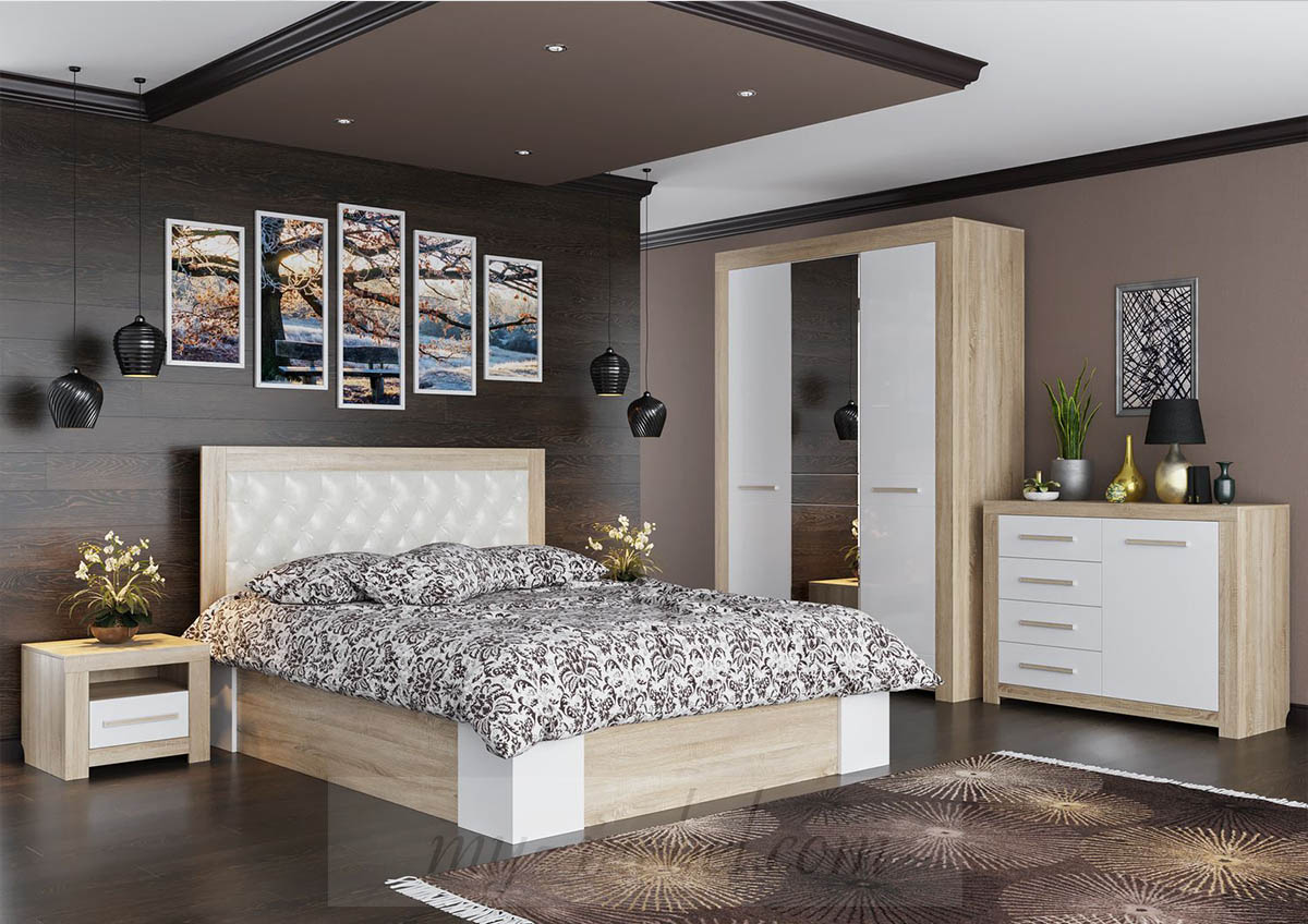 Модульная мебель для спальни Лагуна-6 (SV-мебель)