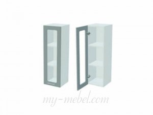 Констанция ШВС-300/900 Шкаф 1 дверь со стеклом (Миф)