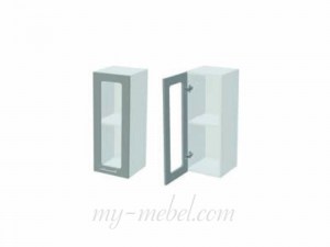 Констанция ШВС-300 Шкаф 1 дверь со стеклом (Миф)