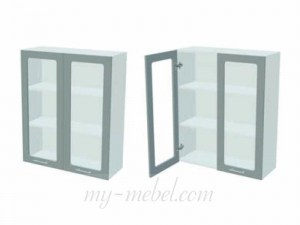 Шкаф 2 стеклянных двери ШВС-800/900 (Миф)
